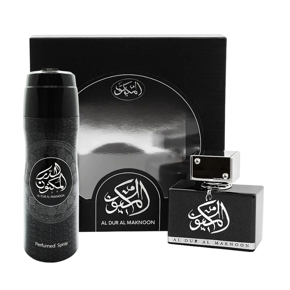 LATTAFA AL DUR AL MAKNOON SILVER EDP ESTUCHE HOMBRE 100ML+DESODORANTE