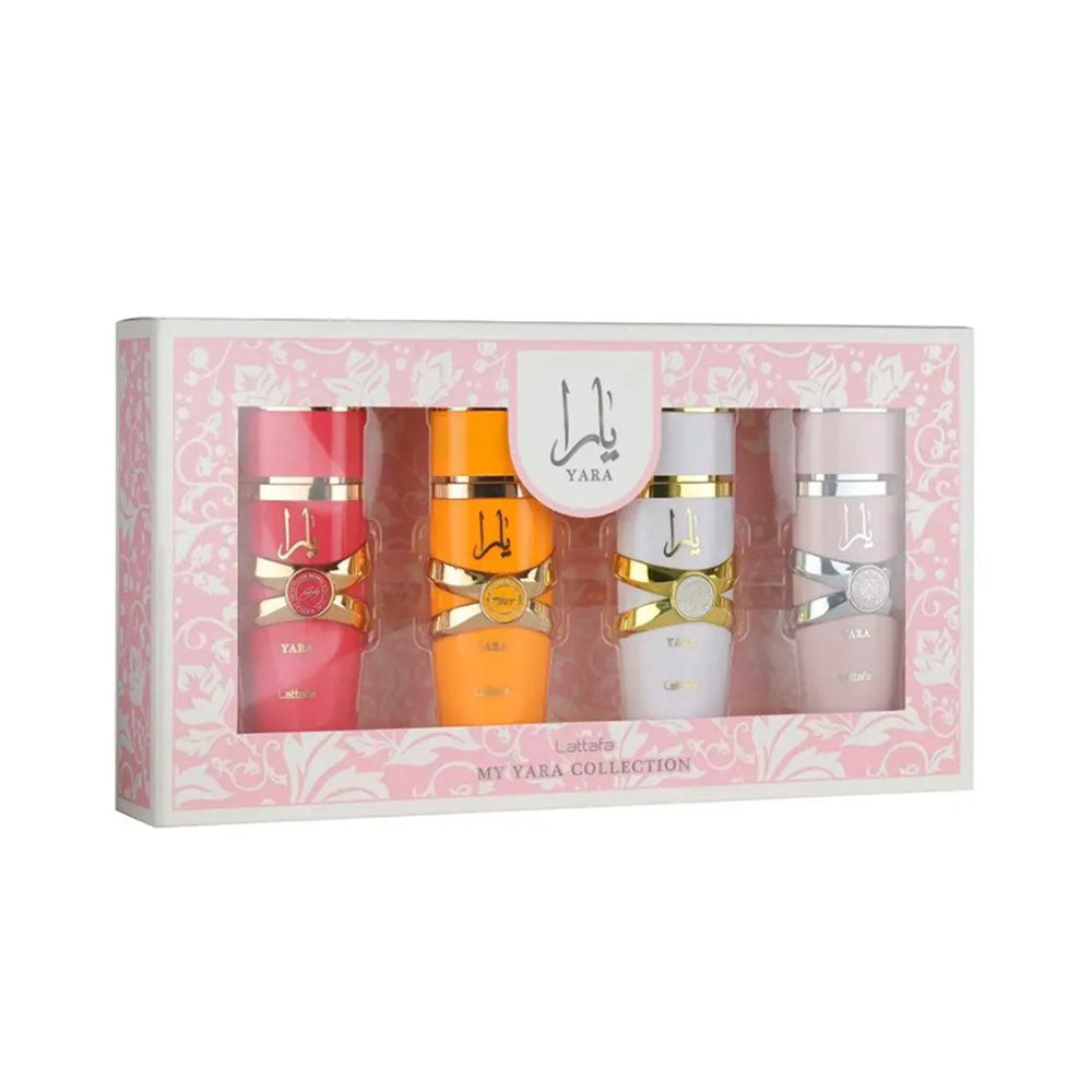 LATTAFA SET YARACANDY+YARATOUS+YARAMOI+YARA EDP 4PCS 20ML