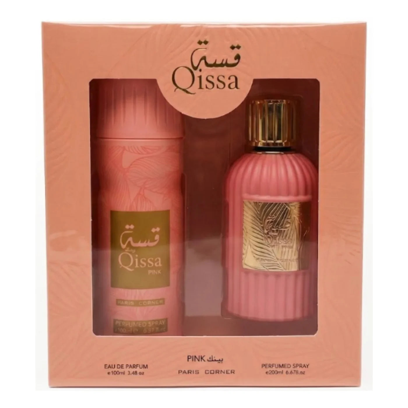 PARIS CORNER QISSA PINK EDP ESTUCHE MUJER 100ML+DESODORANTE