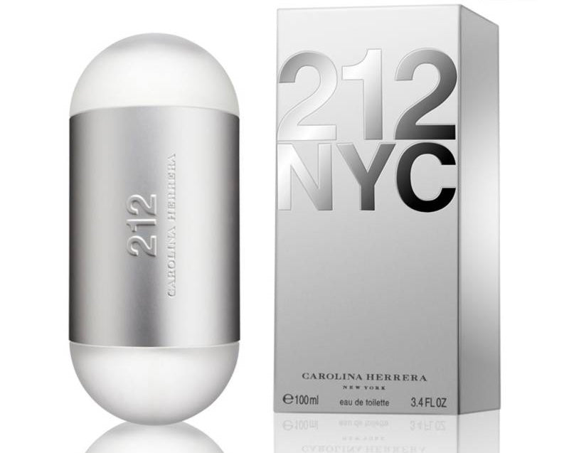 CAROLINA HERRERA 212 GRIS MUJER 100ML