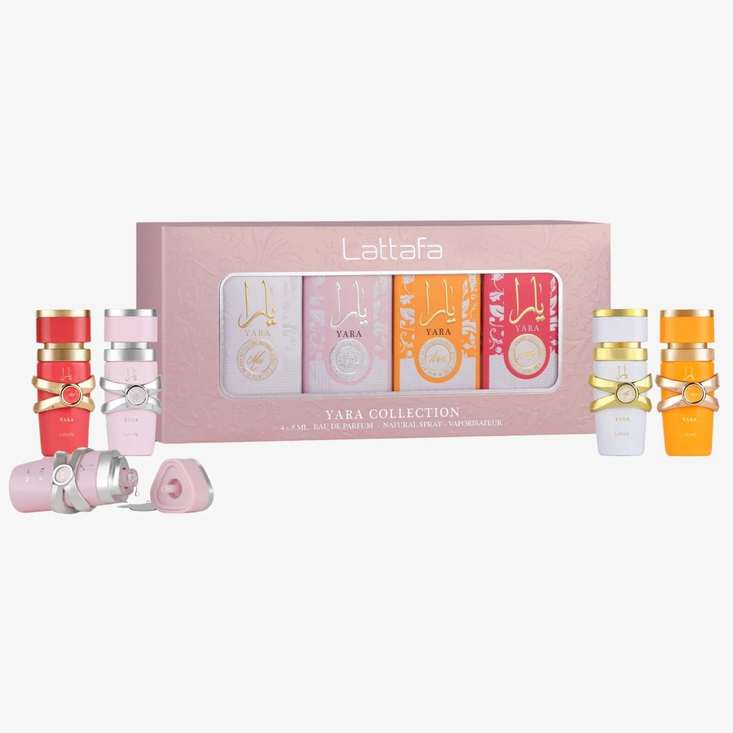 LATTAFA SET YARACANDY+YARATOUS+YARAMOI+YARA EDP 4PCS 20ML