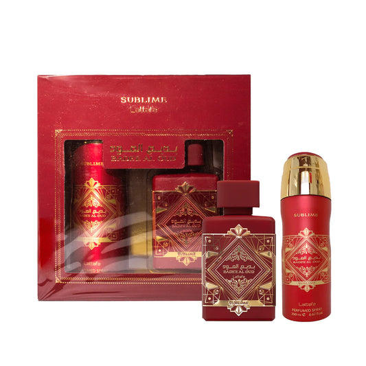LATTAFA BADEE AL OUD SUBLIME EDP ESTUCHE MUJER 100ML+DESODORANTE