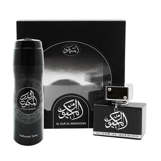 LATTAFA AL DUR AL MAKNOON SILVER EDP ESTUCHE HOMBRE 100ML+DESODORANTE
