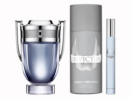 PACO RABANNE INVICTUS ESTUCHE HOMBRE 100ML+10ML+DEO