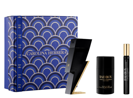 CAROLINA HERRERA BAD BOY EDT ESTUCHE HOMBRE 100ML+10ML+DEO