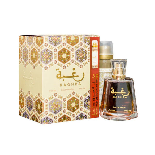 LATTAFA RAGHBA FOR HER EDP ESTUCHE MUJER 100ML+DEO
