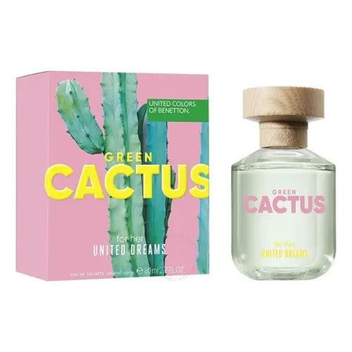 BENETTON GREEN CACTUS FOR HER EDT MUJER 80ML