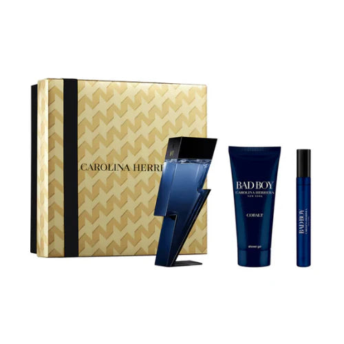 CAROLINA HERRERA BAD BOY COBALT EDP ESTUCHE HOMBRE 100ML+10ML+GEL