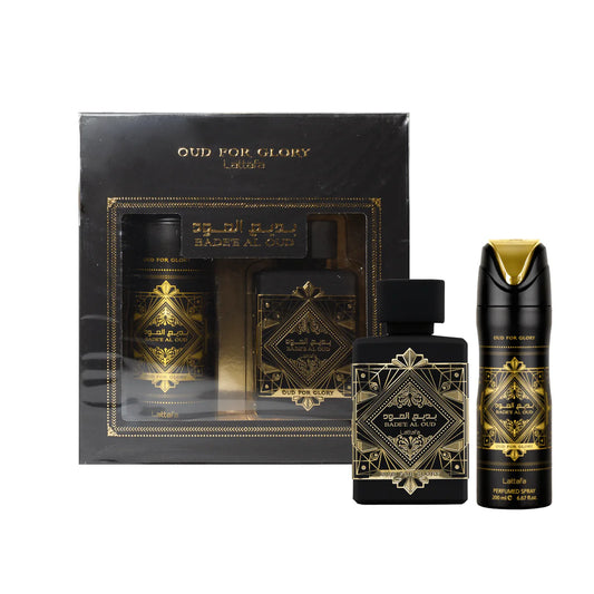 LATTAFA OUD FOR GLORY EDP ESTUCHE UNISEX 100ML+DESODORANTE