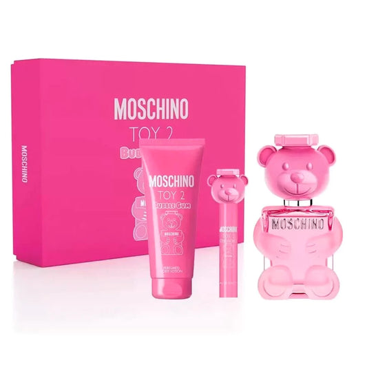MOSCHINO TOY 2 BUBBLE GUM ESTUCHE MUJER 100ML+10ML+CREMA