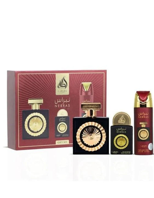 LATTAFA NEBRAS EDP ESTUCHE UNISEX 100ML+20ML+DEO