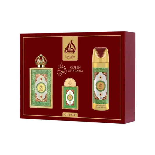 LATTAFA QUEEN OF ARABIA EDP ESTUCHE MUJER 100ML+20ML+DEO