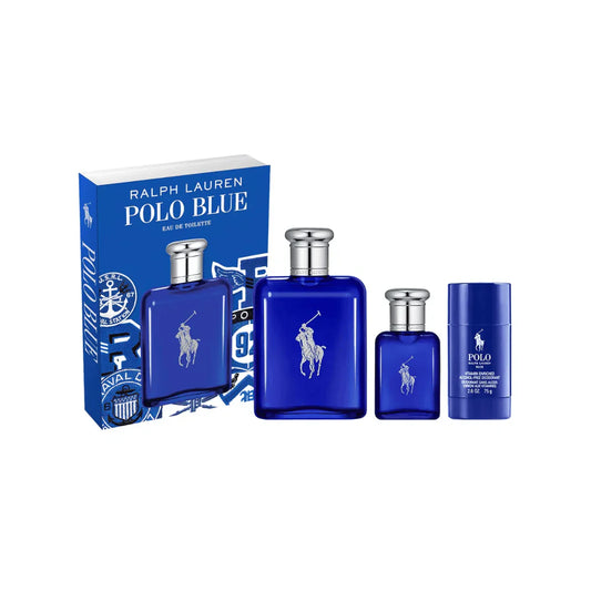 RALPH LAUREN POLO BLUE EDT ESTUCHE HOMBRE 125ML+40ML+DEO