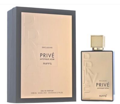 RIIFFS EXCLUSIVE BLACK MYSTIQUE NOIR EDP UNISEX 80ML